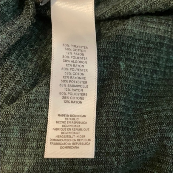 Alternative Apparel Earth Green 3/4 Henley Thermal Top - Picture 6 of 6